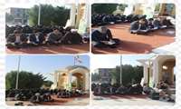 مراسم زیارت عاشورا با حضور سرپرست بخشداری بردخون و مسوولین سایر ادارت برگزار شد