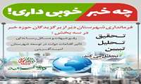 تجلیل از برگزیدگان حوزه خبری شهرستان دیّر