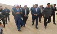 بازدید فرماندار از روند پیشرفت پروژه حذف پیچ های جاشک، کمربندی دوراهک و جاده وفاق