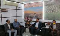 دیدار فرماندار شهرستان دیّر با خیّر مسکن ساز