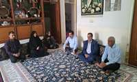 نشست و دیدار سرپرست بخشداری مرکزی شهرستان دیّر با جانبازان روستای اولی شمالی