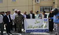 رزمایش موتور سیکلت سواران قانونمند با حضور فرماندار