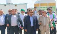 بازدید وزیر امور اقتصاد و دارایی از مسجد جامع بردستان 