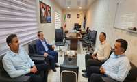  فرماندار شهرستان دیّر از شرکت پخش فرآورده‌های نفتی ناحیه دیّر بازدید کرد