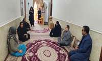 دیدار عیدانه فرماندار شهرستان دیّر با مددجویان تحت پوشش بهزیستی