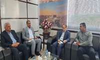 دیدار مدیرکل بنیاد مسکن انقلاب اسلامی استان بوشهر با فرماندار دیّر 