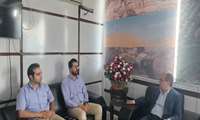 دیدار مدیران شرکت آب‌شیرین‌کن دیّر با فرماندار شهرستان 