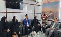 دیدار مدیرکل کانون پرورش فکری کودکان و نوجوانان استان بوشهر با فرماندار دیّر
