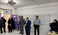 بازدید فرماندار دیّر از مدرسه فدک و تأکید بر رفع کمبودهای آموزشی