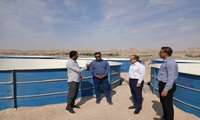 بازدید فرماندار دیّر از طرح سرمایه‌گذاری آبزی‌پروری در روستای بی‌بی خاتون