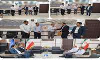  دیدار رئیس جدید دادگستری و دادستان شهرستان دیّر با فرماندار به مناسبت روز کارمند