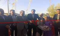 آیین افتتاح گلزار شهید حیدر مغدانی در روستای مغدان همزمان با آغاز دهه مبارک فجر برگزار شد