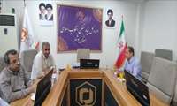 نشست فرماندار دیّر با مدیرکل بنیاد مسکن انقلاب اسلامی استان