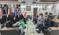 دیدار مدیرکل کانون پرورش فکری کودکان و نوجوانان استان با فرماندار دیّر به مناسبت هفته ملی کودک