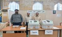 برگزاری مانور انتخابات تمام الکترونیک در دیّر با حضور معاون فرماندار