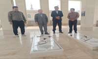 تجدید میثاق فرماندار شهرستان دیّر با شهدا در آغاز هفته دفاع مقدس